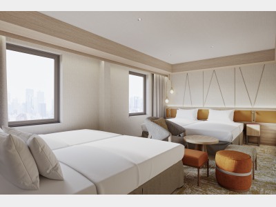 客室一例／エグゼクティブツイン（4ベッド）