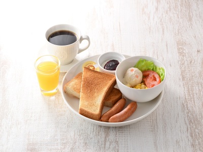 朝食は選べるモーニングセット