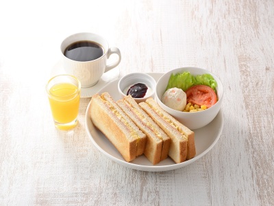 朝食は選べるモーニングセット