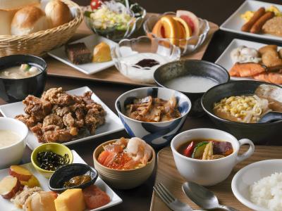 朝食ビュッフェ