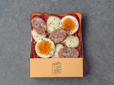 【朝食】 札幌で人気「パンオトラディショネル」の食パン使用　※イメージ／季節により内容が異なります。