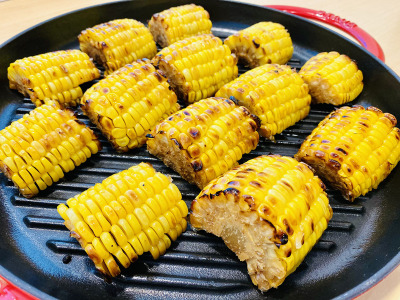 朝食イメージ（焼とうもろこし）