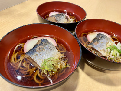 朝食イメージ （ニシン蕎麦）