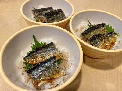 朝食イメージ（サンマの蒲焼）