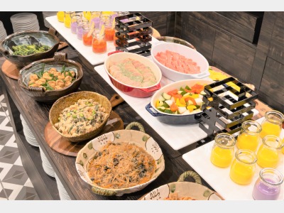 北海道　道南中心の食材を使用したブッフェ