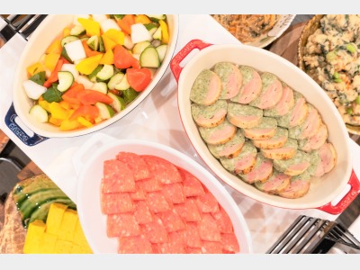 北海道　道南中心の食材を使用したブッフェ