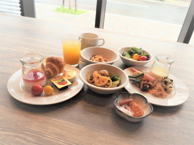 北海道　道南中心の食材を使用したブッフェ