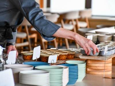 1日を元気に始める、和洋朝食バイキング