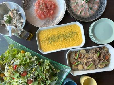 見た目も楽しい、１日を元気に始める朝食バイキング