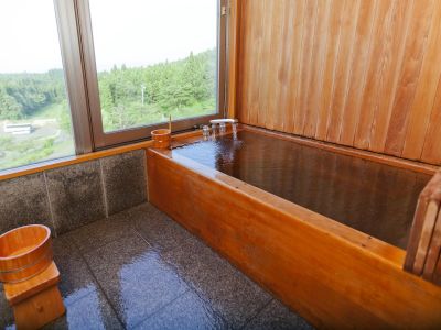 特別和室ヒバの客室風呂付き