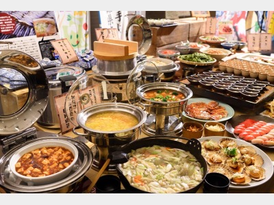 夕食バイキング　一例