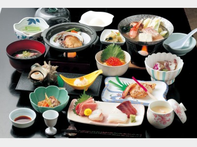 夕食グレードアッププラン料理例