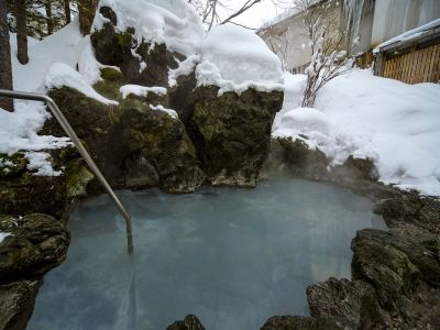 露天岩風呂（男性）冬