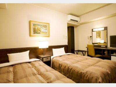 洋室禁煙ツインの一例