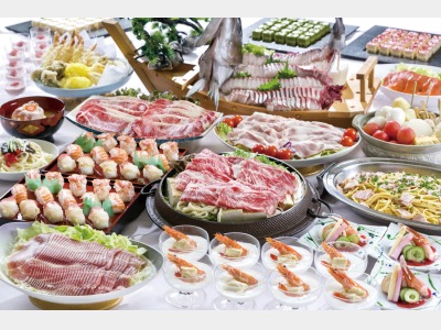 夕食バイキング