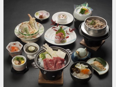 岩手を代表する「前沢牛」のすき焼き御膳