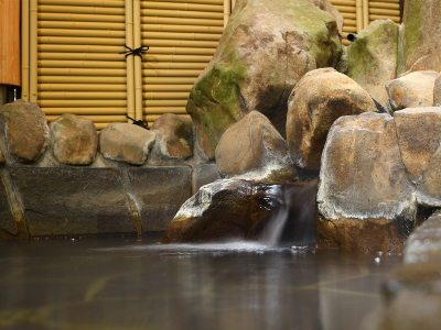 男性露天風呂