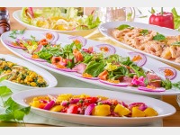 【3/1〜5/31】春の料理フェアイメージ(ますや特製オードブル_海老と蓮根のアメリカンソース風など)