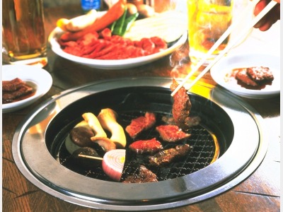 夕食：網焼きスタイル