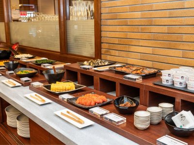 朝食ビュッフェ：朝食レーン