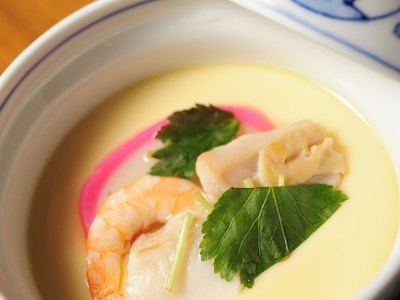 三治郎特製でべそ茶碗蒸し