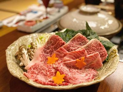 仙台牛の出汁しゃぶ　※２名様の盛り付けとなります。