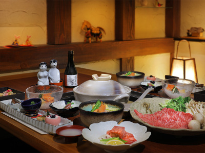 仙台牛ステーキ・だししゃぶ食べ比べ会席（イメージ）