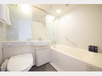 シングルルーム・ダブルルームのユニットバス