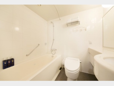 ツインルームのユニットバス