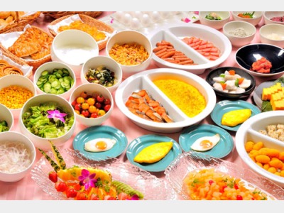 朝食バイキング