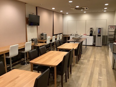 朝食会場
