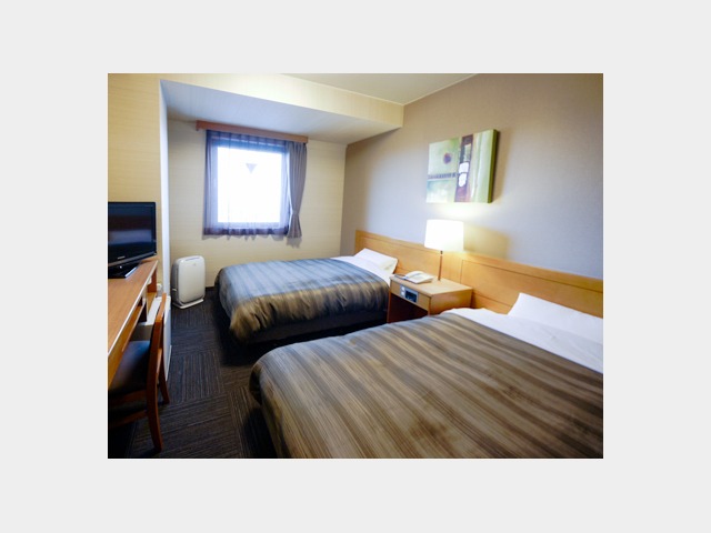 ホテルルートイン鶴岡インター 洋室ツインの一例