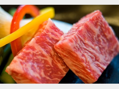 選択メニュー例　黒毛和牛のステーキ