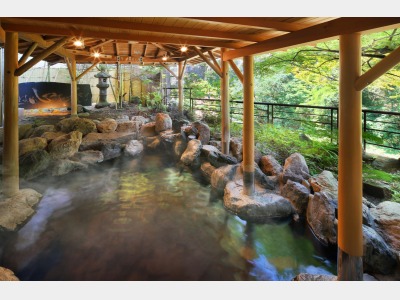 露天風呂(かもしかの湯)