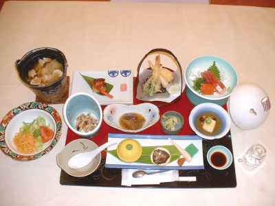 和食膳（エゴ豚と温野菜）