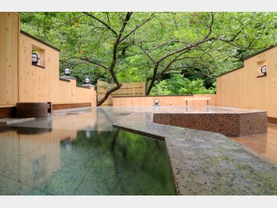 露天風呂「森と桜の湯」
