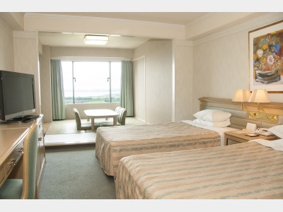 オリエンタルツイン（和洋室）の一例