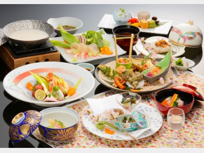 夕食日本料理一例