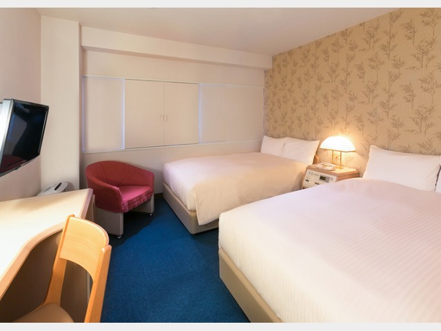 会津若松ワシントンホテル 洋室ツインの一例