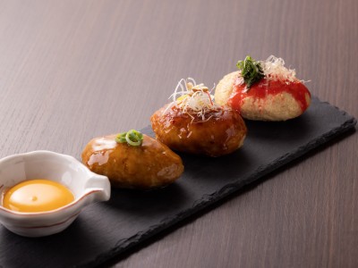 彩り鶏つくね食べ比べ（3種）