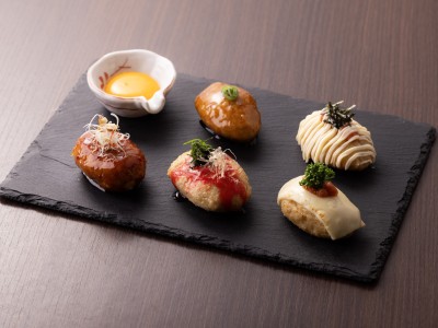 彩り鶏つくね食べ比べ（5種）