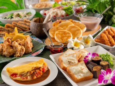 朝食バイキング