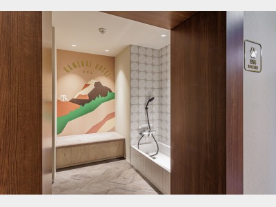 ドッグフレンドリールーム専用設備ワンちゃん用シャワー