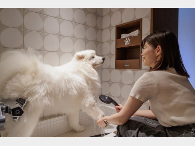 ドッグフレンドリールーム専用設備ワンちゃん用シャワー