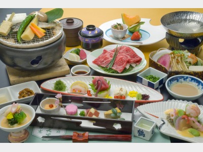 炭火会席料理　一例1