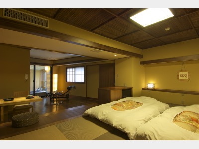 露天風呂付客室「至福の間」長生きの間　客室