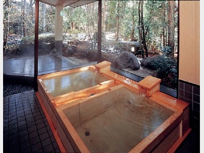 庭園檜風呂