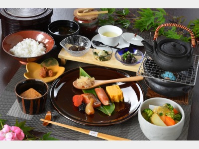 栃木名物でお米を楽しむ朝食