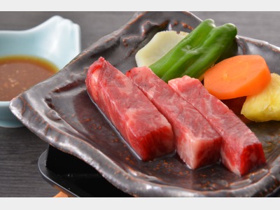 夕食イメージ（霧降高原牛ステーキ）