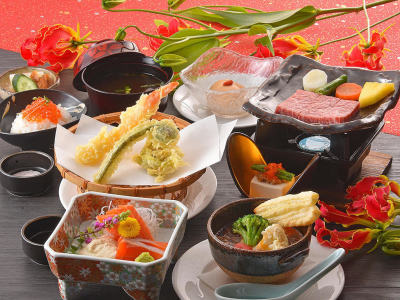 夕食一例（深山懐石）